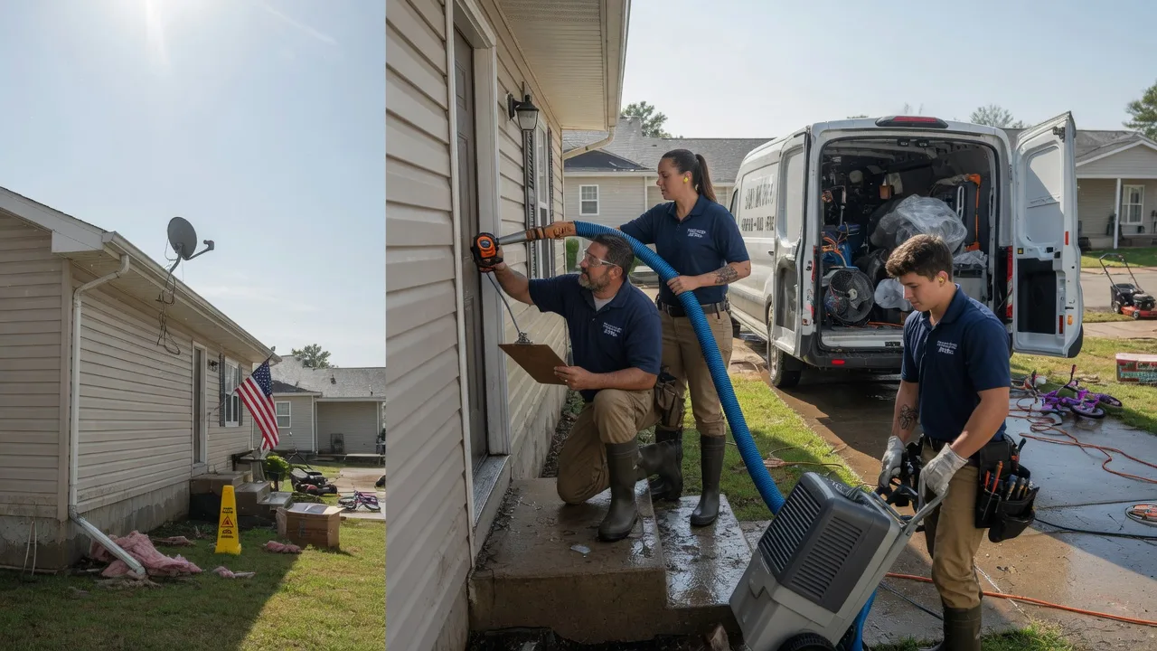 Ceiling Water Damage Restoration in Damon, TX near me